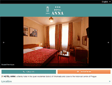 Tablet Screenshot of hotelanna.cz