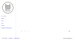 Desktop Screenshot of hotelanna.de