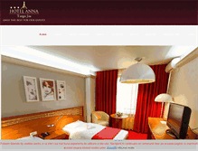 Tablet Screenshot of hotelanna.ro